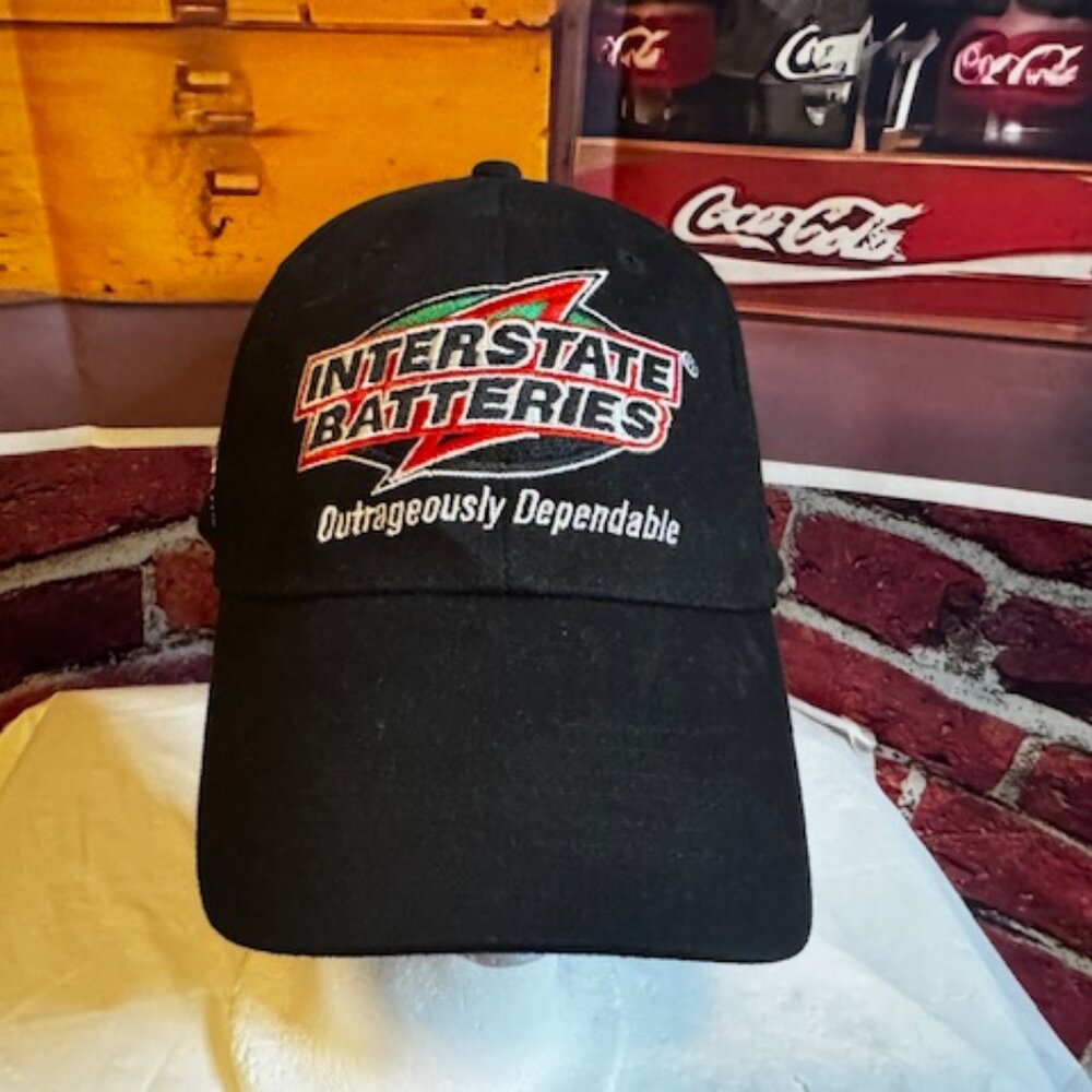 Interstate Batteries Official Battery Of Joe Gibbs Racing Adjustable Hat Cap